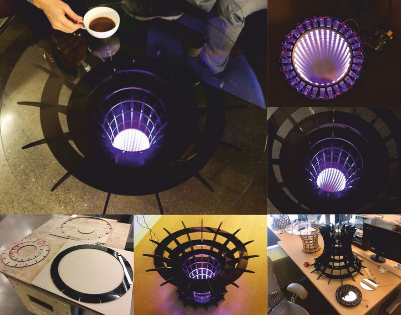 Round Coffee Table For Laser Cut Free Vector File