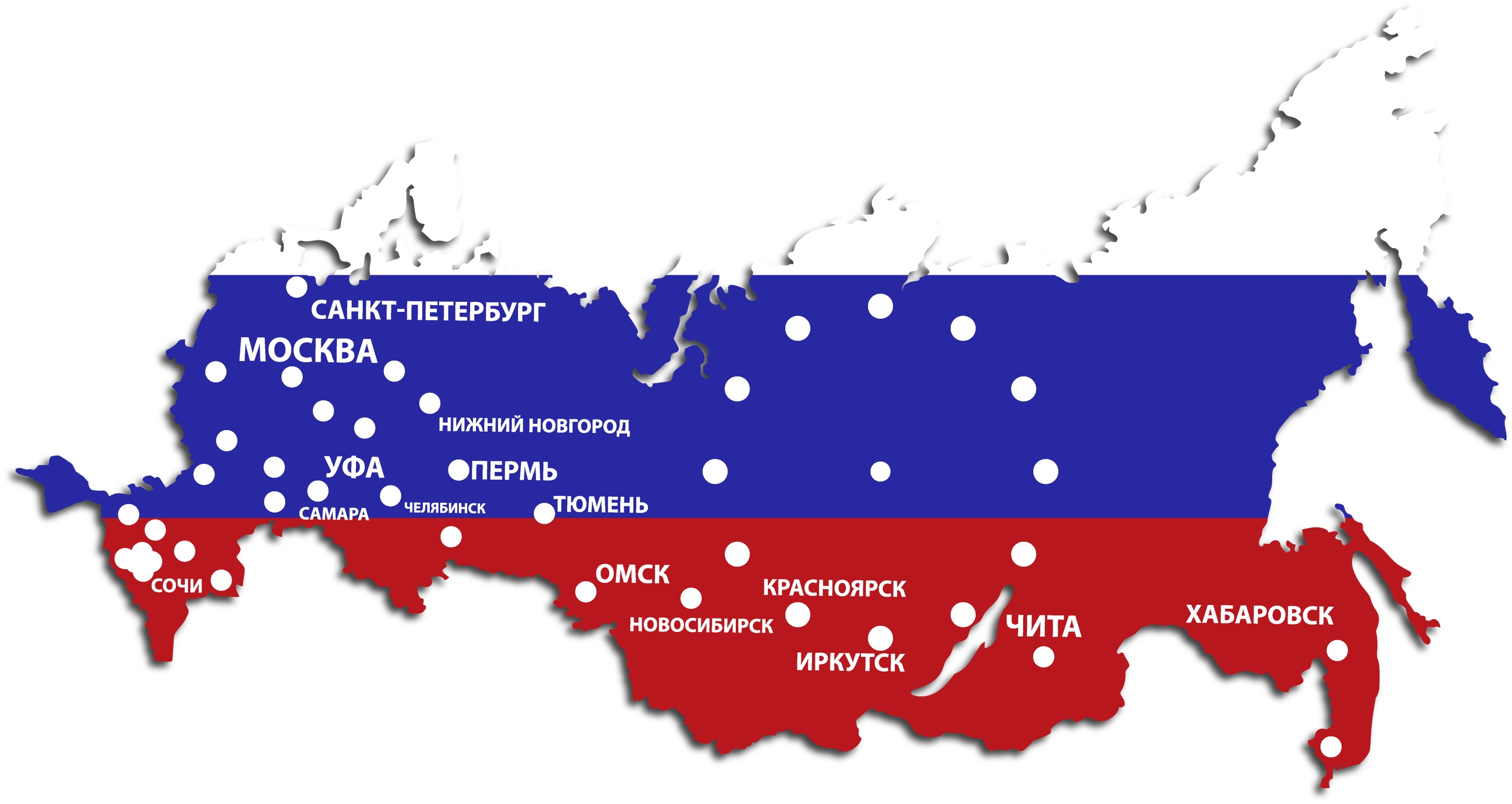 Russian Map Wall Clock Template For Laser Cut Free Vector File