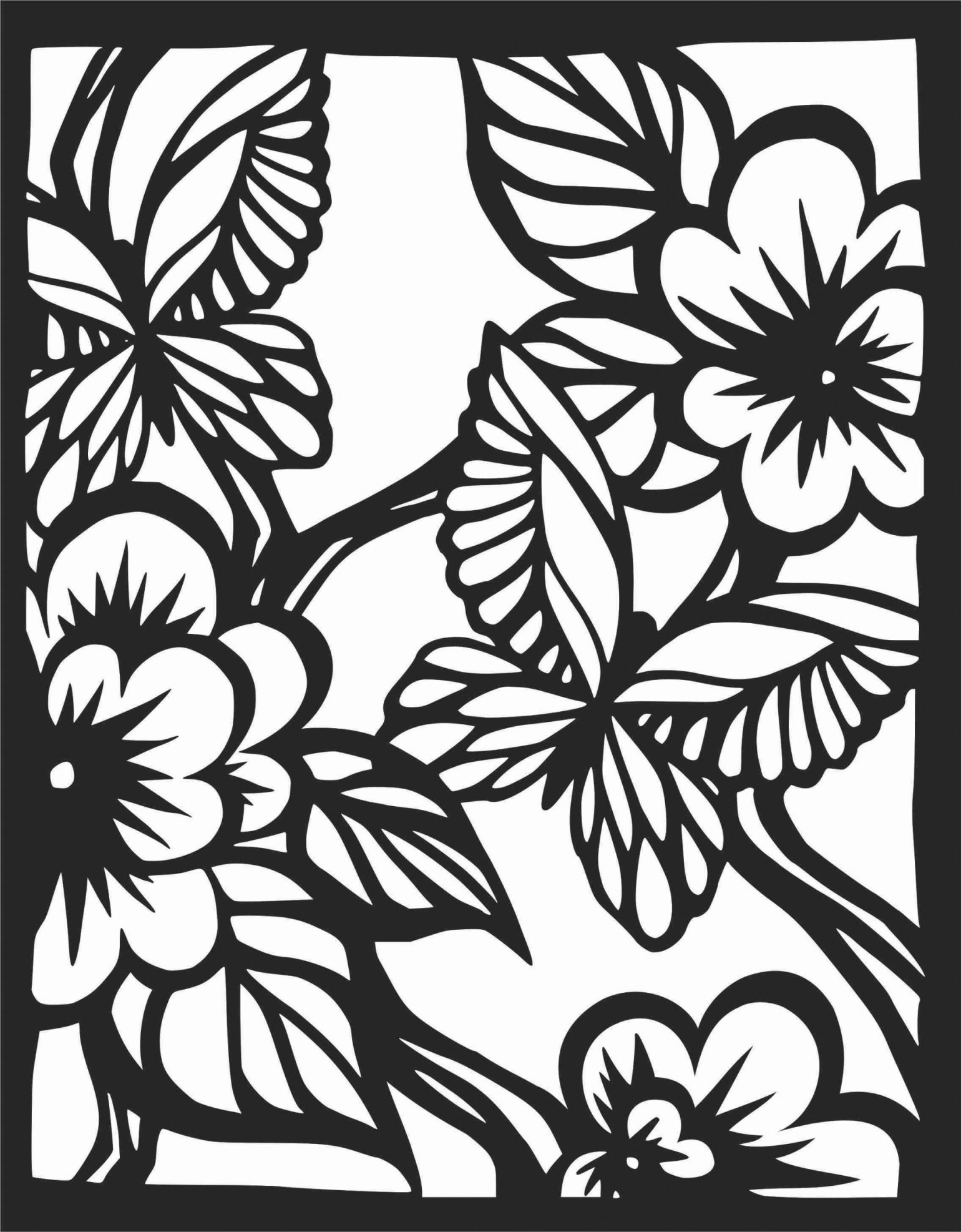 Screen Panel Patterns Seamless 11 Free DXF File