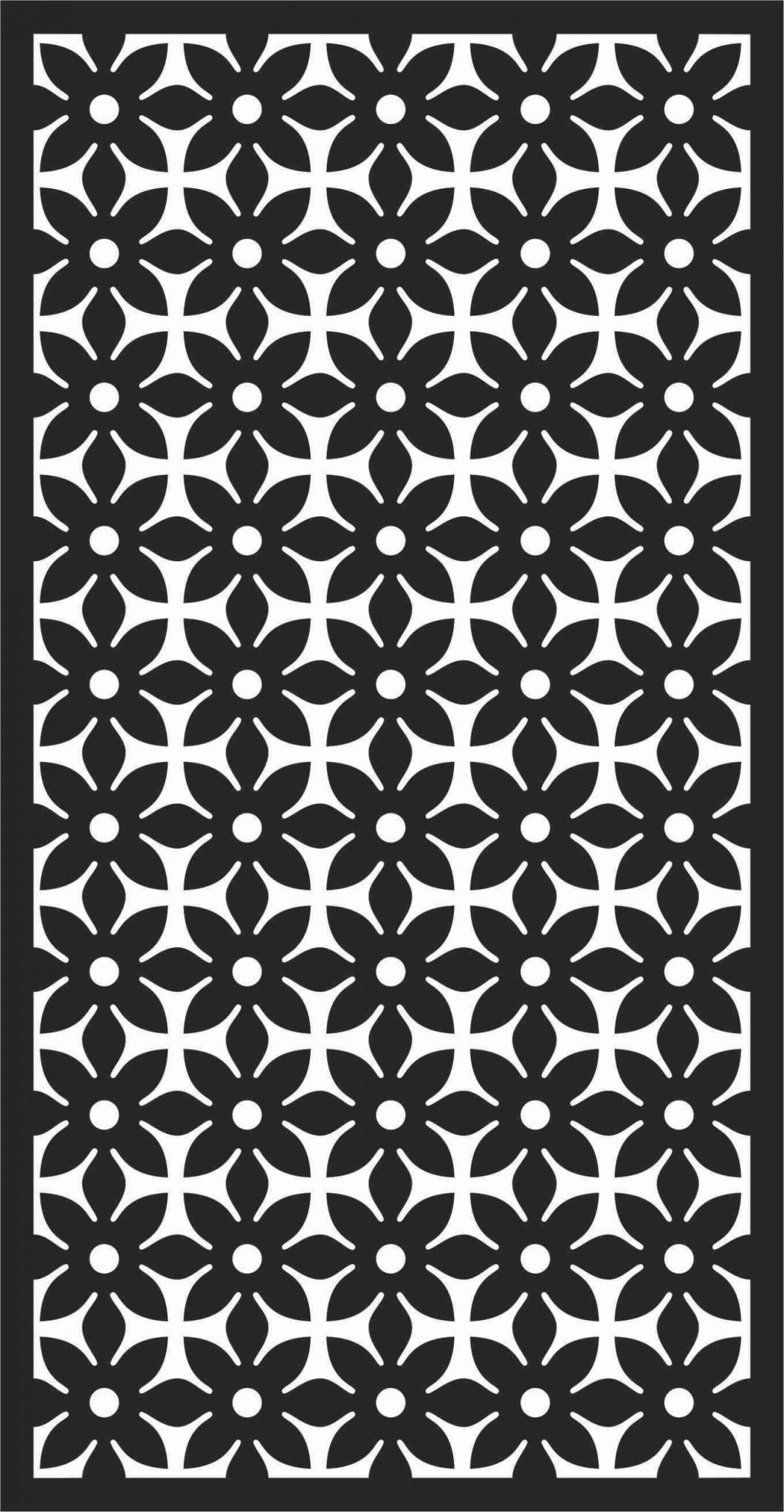 Screen Panel Patterns Seamless 13 Free DXF File