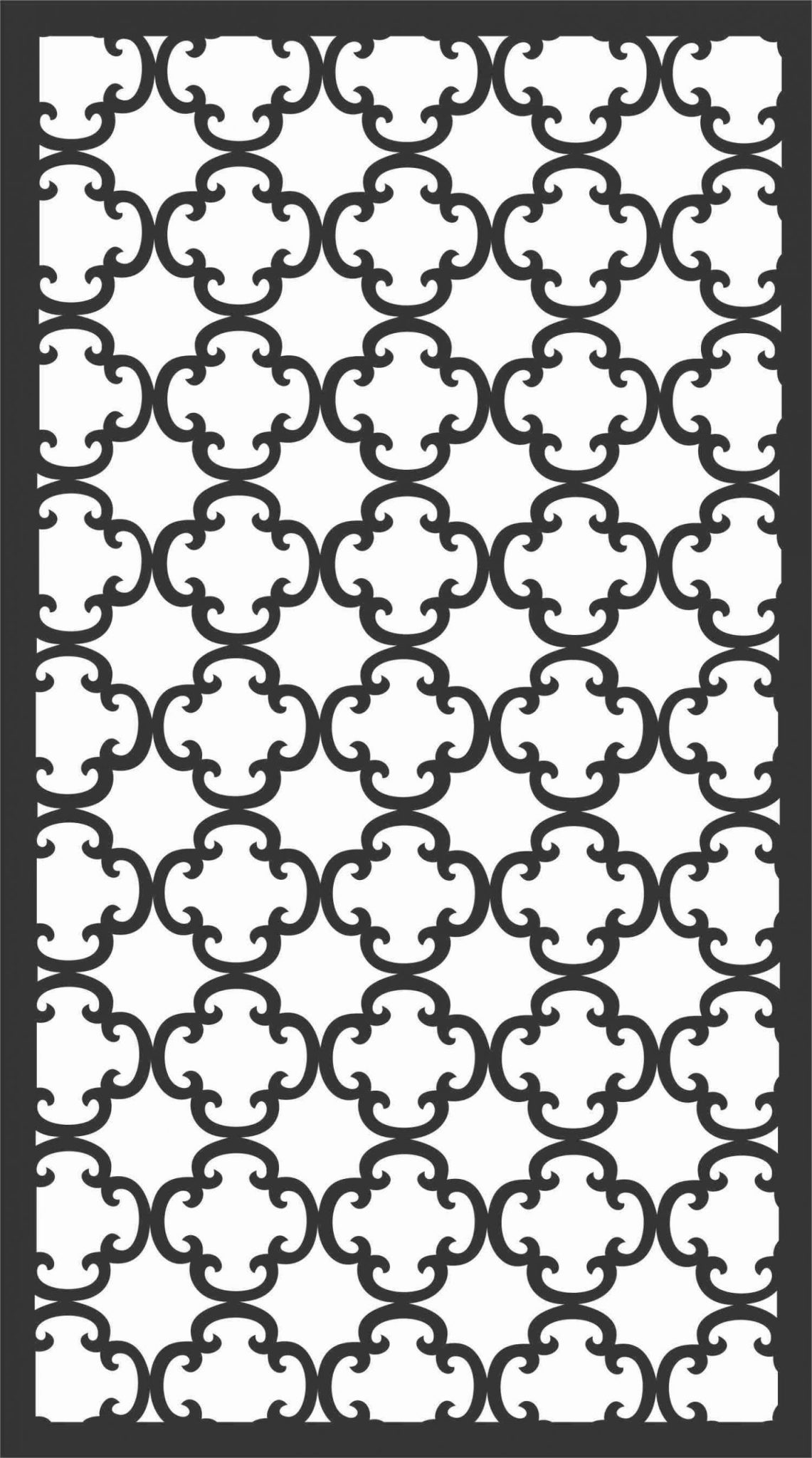 Screen Panel Patterns Seamless 22 Free DXF File
