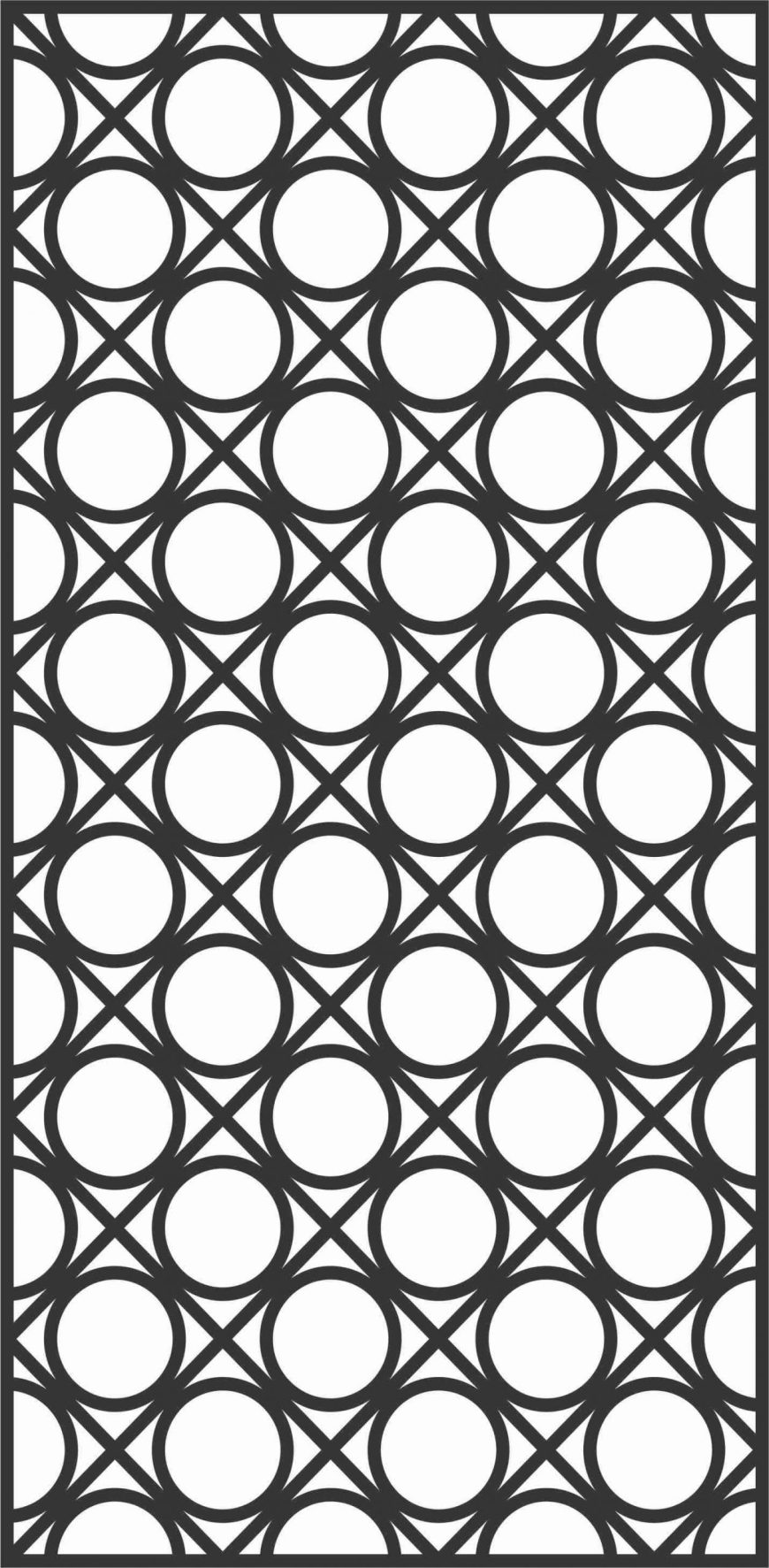 Screen Panel Patterns Seamless 26 Free DXF File