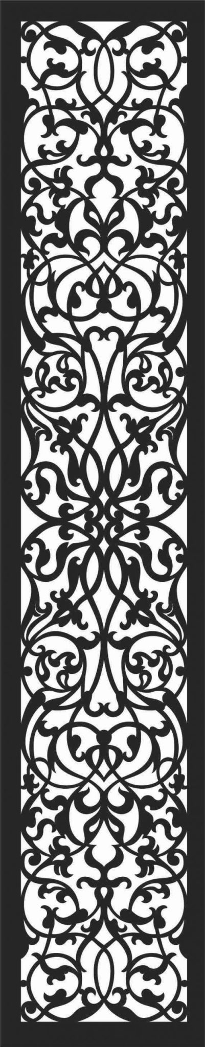 Screen Panel Patterns Seamless 3 Free DXF File