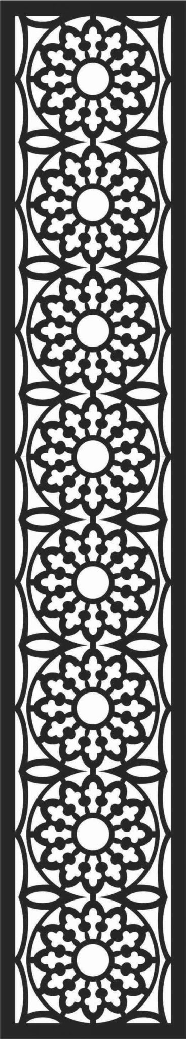Screen Panel Patterns Seamless 30 Free DXF File
