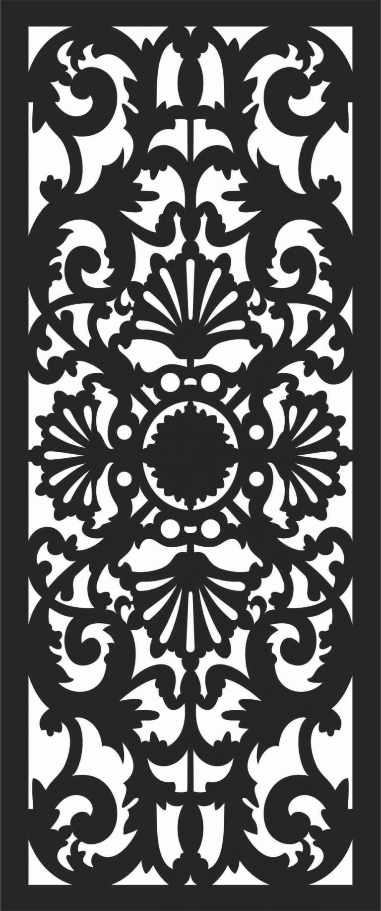 Screen Panel Patterns Seamless 41 Free DXF File