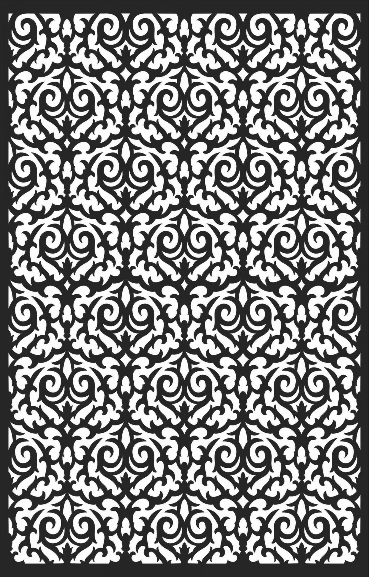 Screen Panel Patterns Seamless 43 Free DXF File