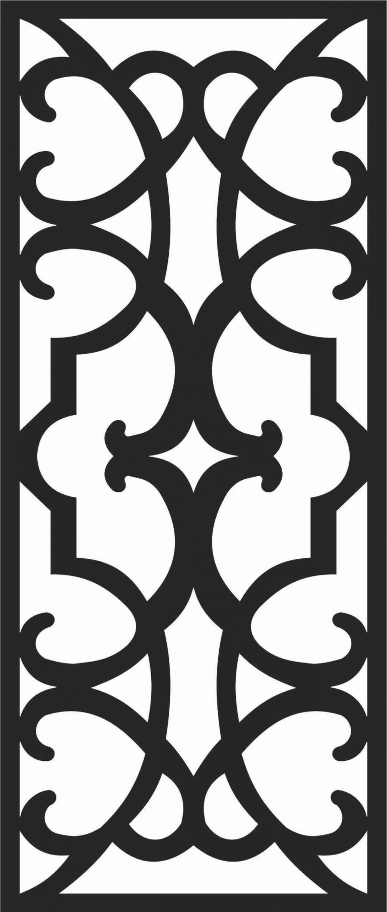 Screen Panel Patterns Seamless 49 Free DXF File