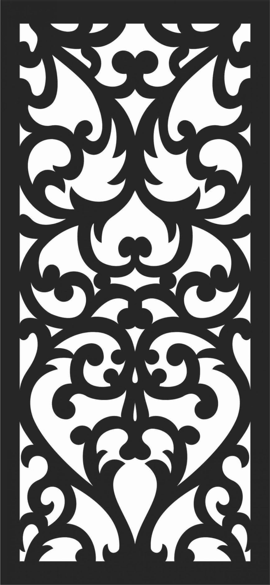 Screen Panel Patterns Seamless 50 Free DXF File