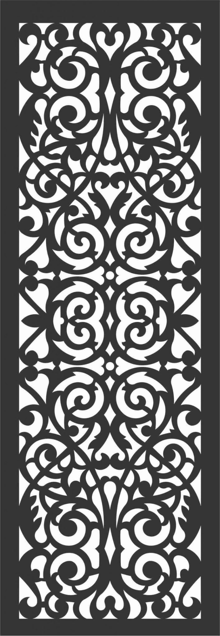 Screen Panel Patterns Seamless 52 Free DXF File