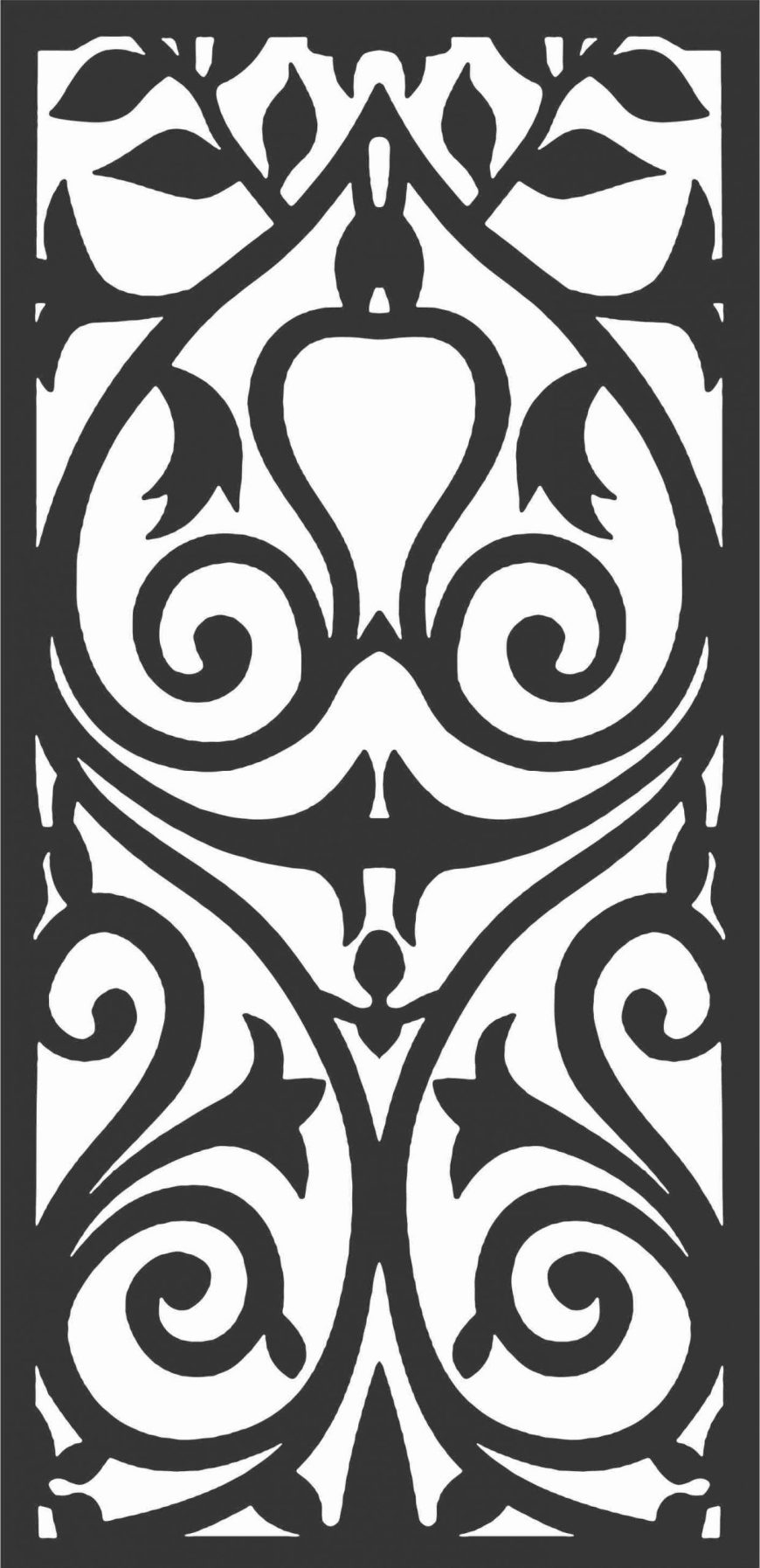 Screen Panel Patterns Seamless 60 Free DXF File