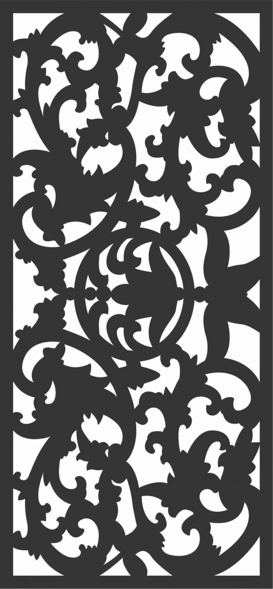 Screen Panel Patterns Seamless 71 Free DXF File