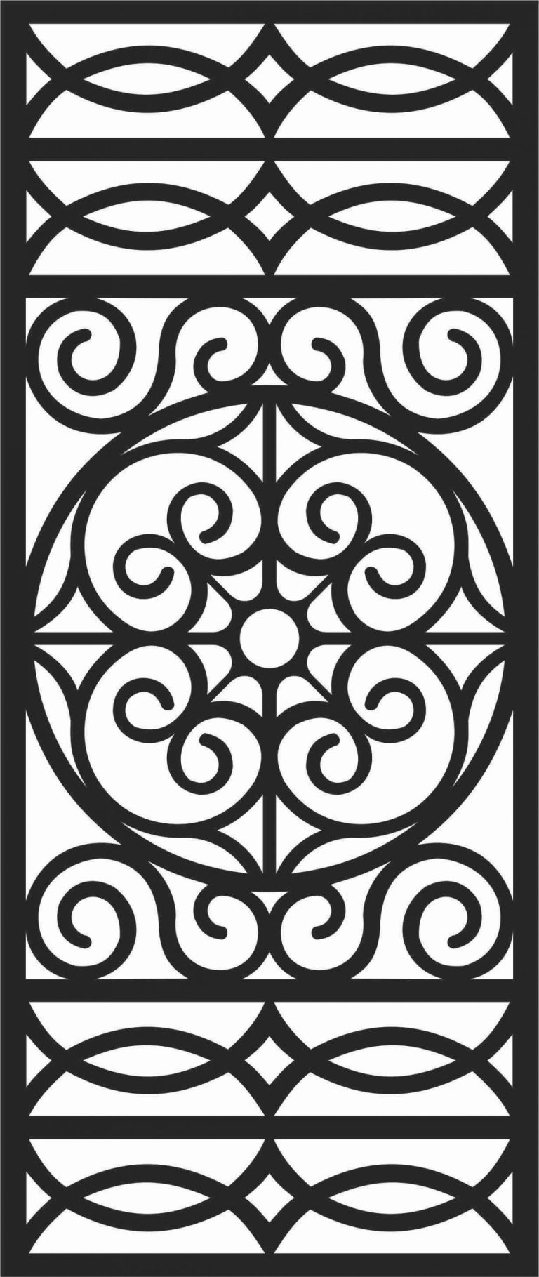 Screen Panel Patterns Seamless 74 Free DXF File