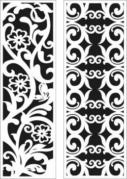 Screen Partitioned For Laser Cut Cnc Free Vector File