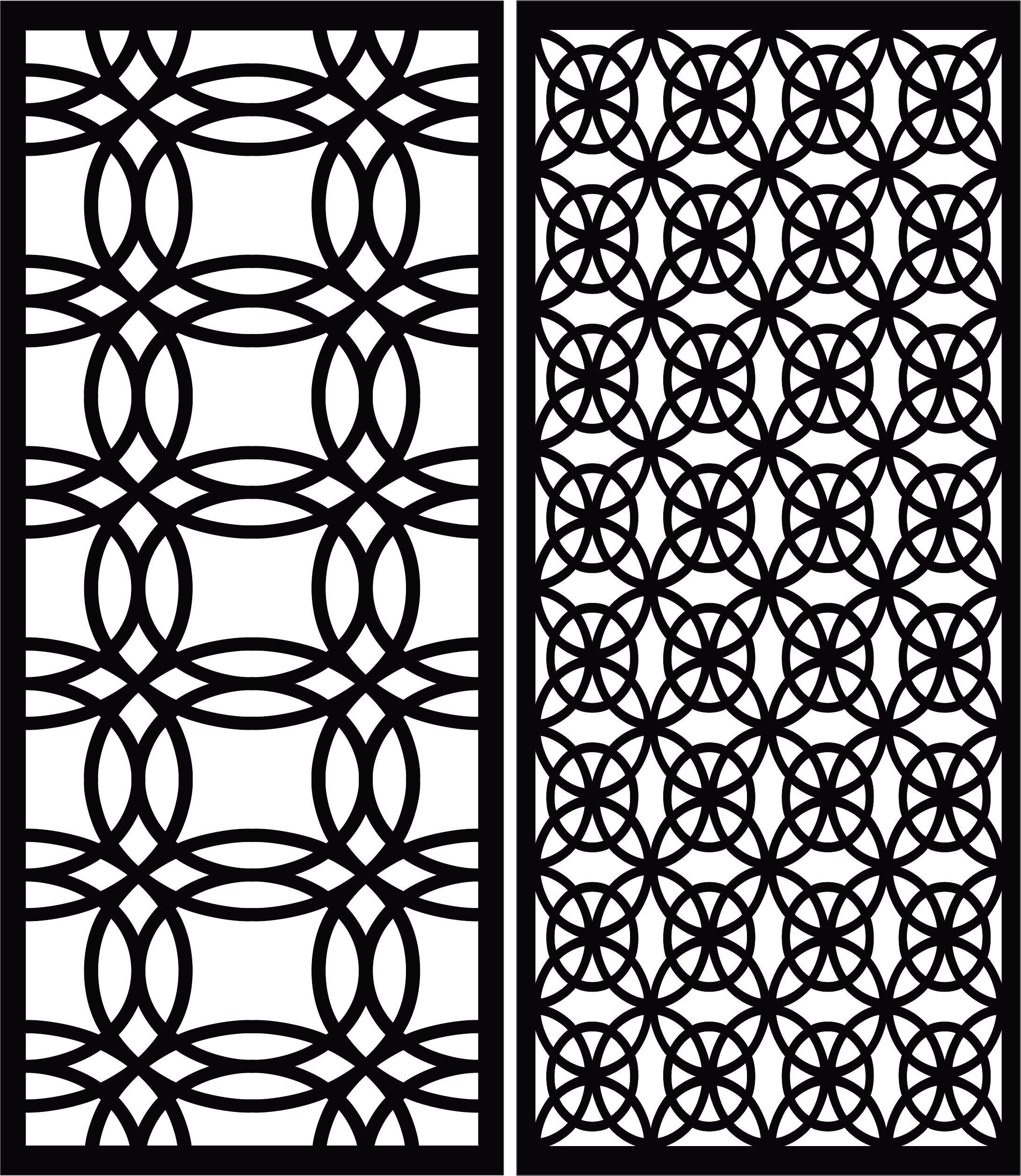 Screen Separator Living Room Seamless Panels For Laser Cut Free Vector File