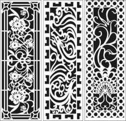Screens And Partitions For Home And Office For Laser Cut Cnc Free Vector File