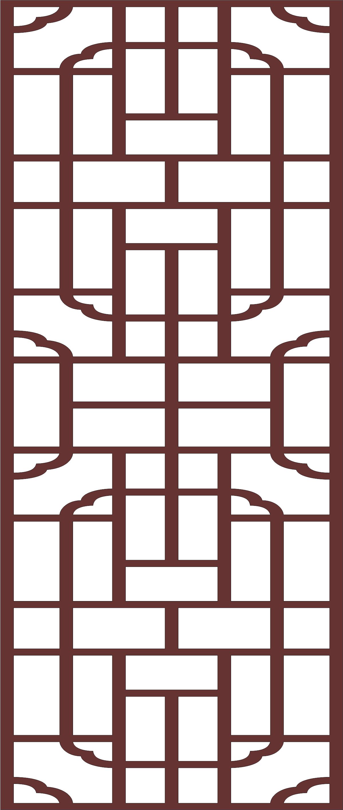 Seamless Separator Screen Pattern For Laser Cut Free Vector File