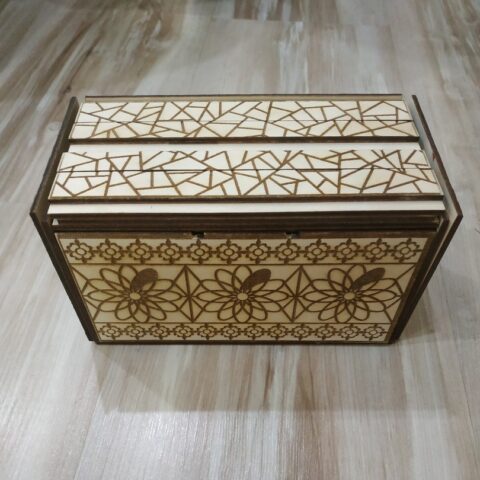 Secret Box For Laser Cut Free Vector File