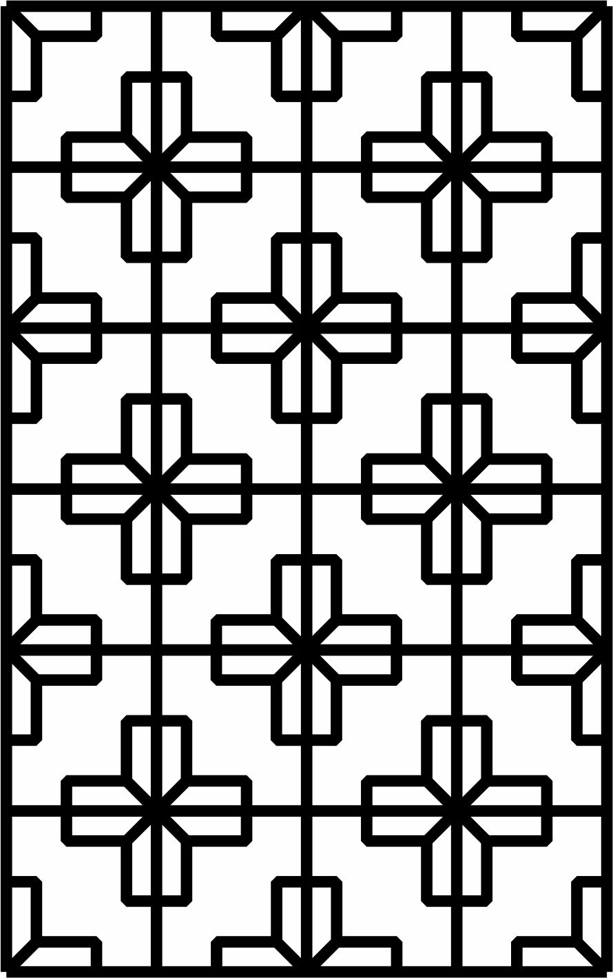 Separator Seamless Floral Lattice Designs For Laser Cut Free Vector File