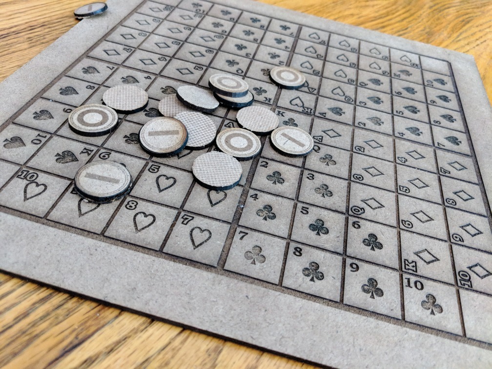 Laser Cut Pucket Game Board Game DXF File Free Download 