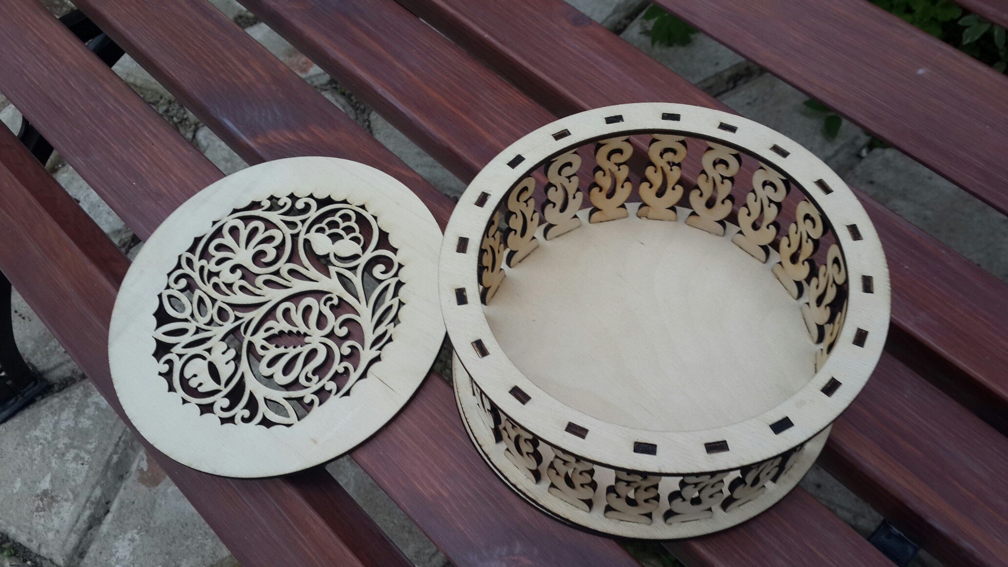 Shkatulka Dlya Nitok For Laser Cut Free Vector File