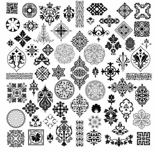 Simple Black And White Pattern Free Vector File Free Download