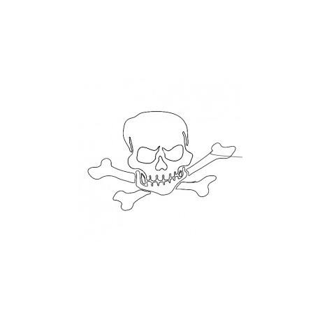 Skull Horror Free DXF File