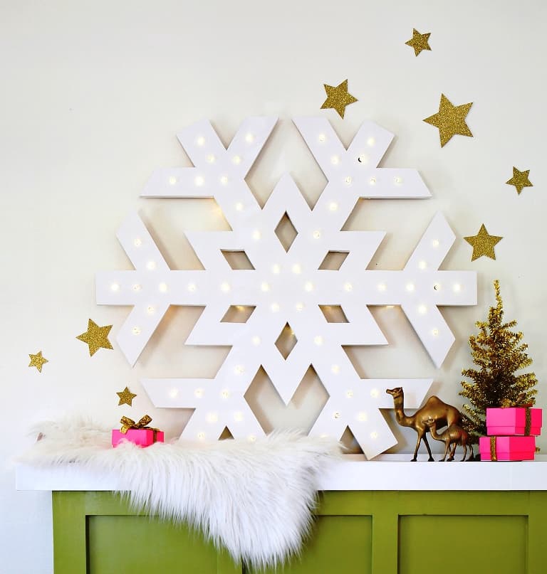 Snowflake Home Decor Laser Cut Free Vector File