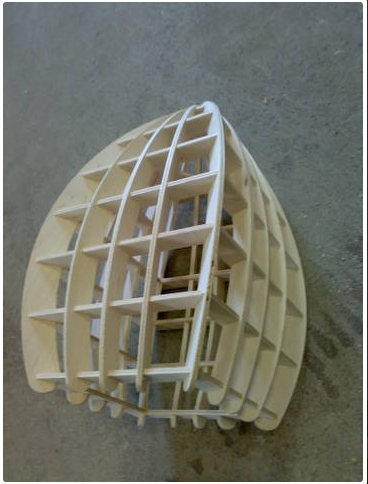 Square Lamp Free DXF File