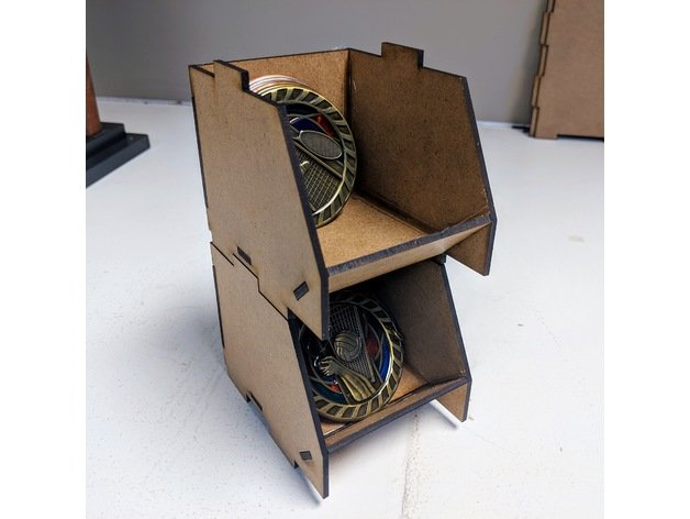 Stackable Box 3 Inch For Laser Cut Free Vector File