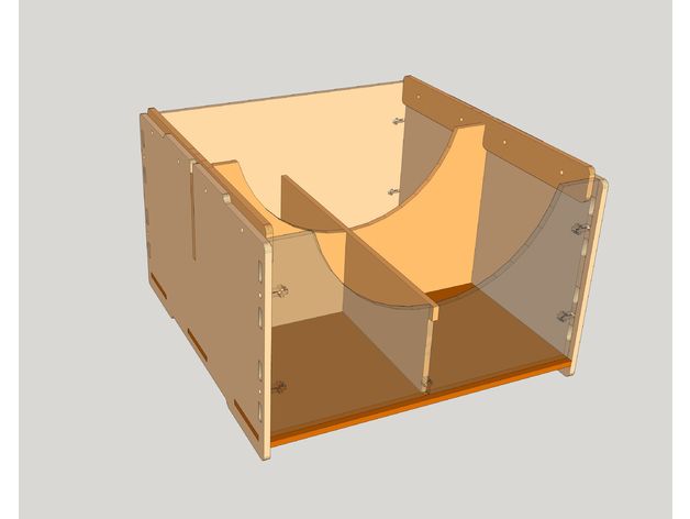 Stackable Box For Lego Free DXF File