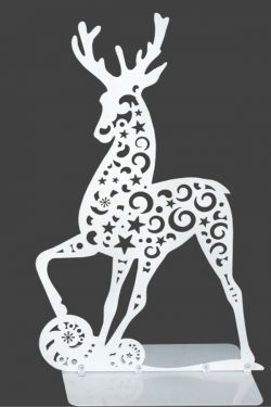 Star Deer For Laser Cut Free DXF File