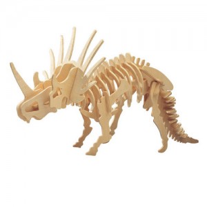 Styracosaurus 3d Puzzle Free DXF File