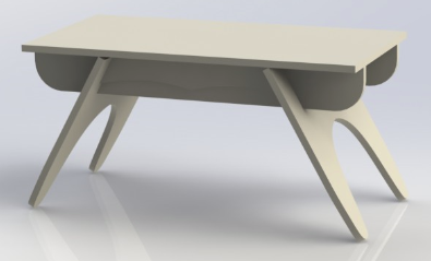 Table Piece 3 Free DXF File