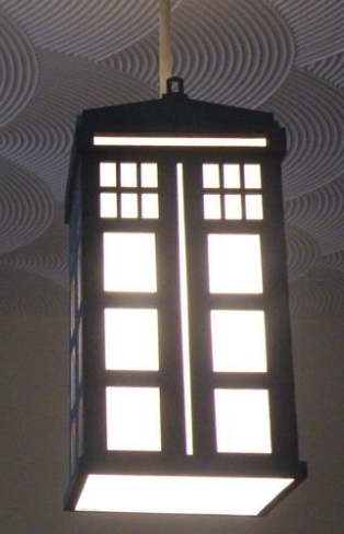 Tardis Lamp Free DXF File