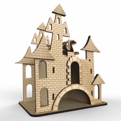 Tea House Castle Layout Free DXF File