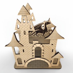 Tea House Castle Layout Free DXF File