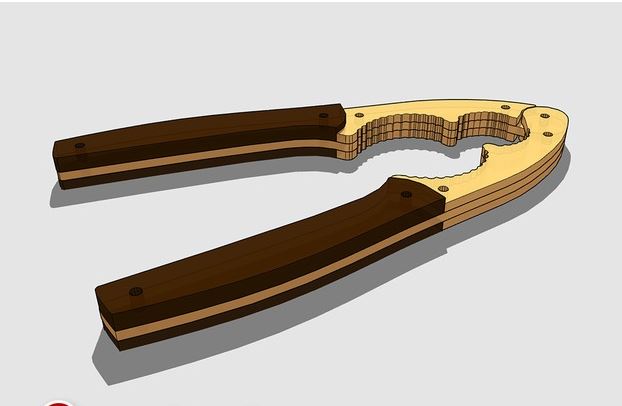 The Nutcracker Drawing For Laser Cutting Free DXF File