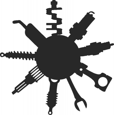 Tools Clock Free Vector File