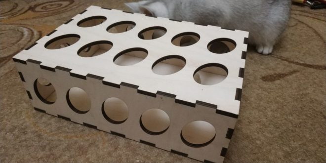 Toy For Cat Box 6mm Vectors For Laser Cut Free Vector File