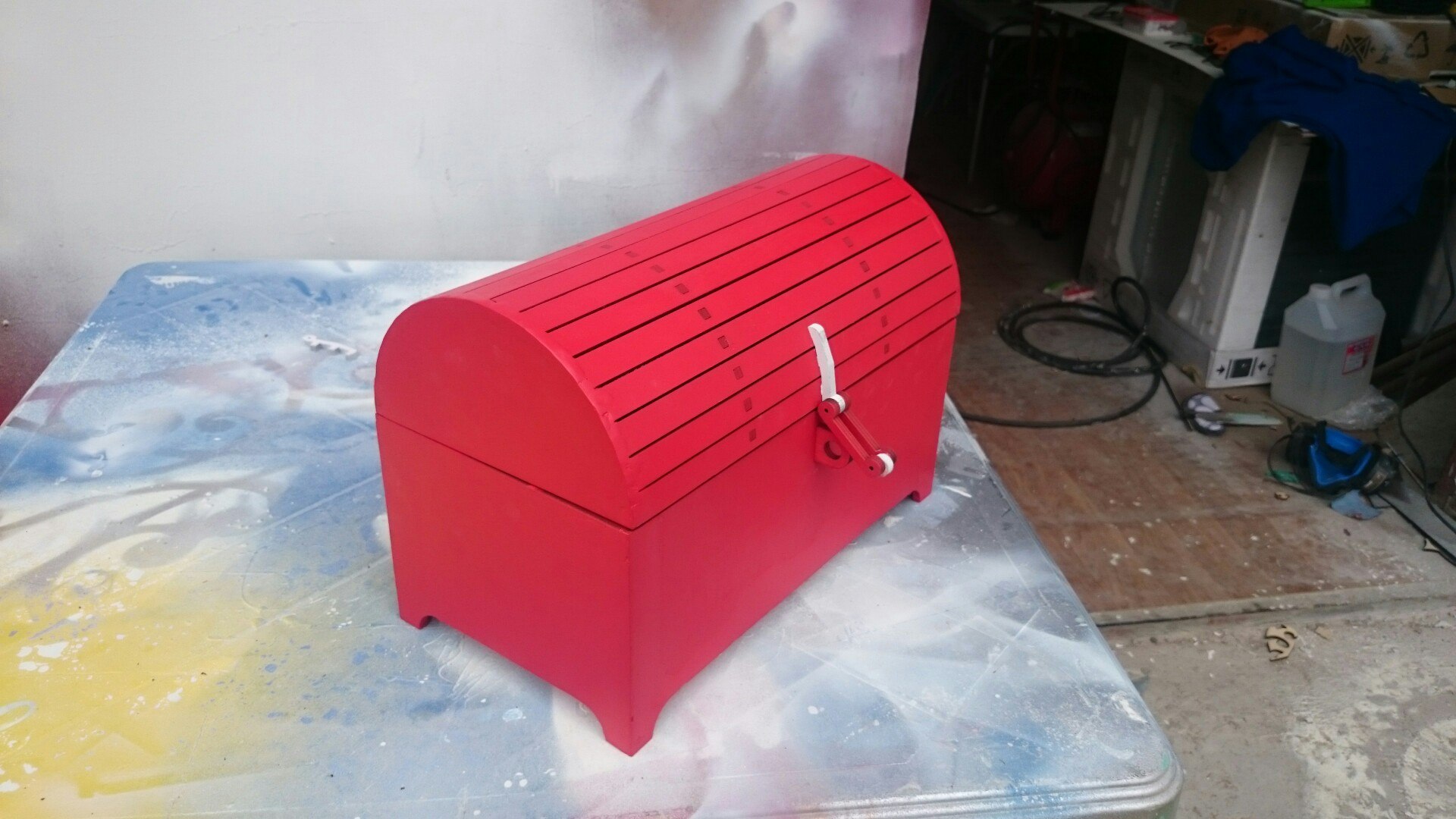 Treasure Box For Laser Cut Free Vector File