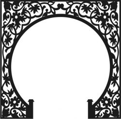 Unique Pattern For The Partition Of The Altar For Laser Cut Cnc Free DXF File