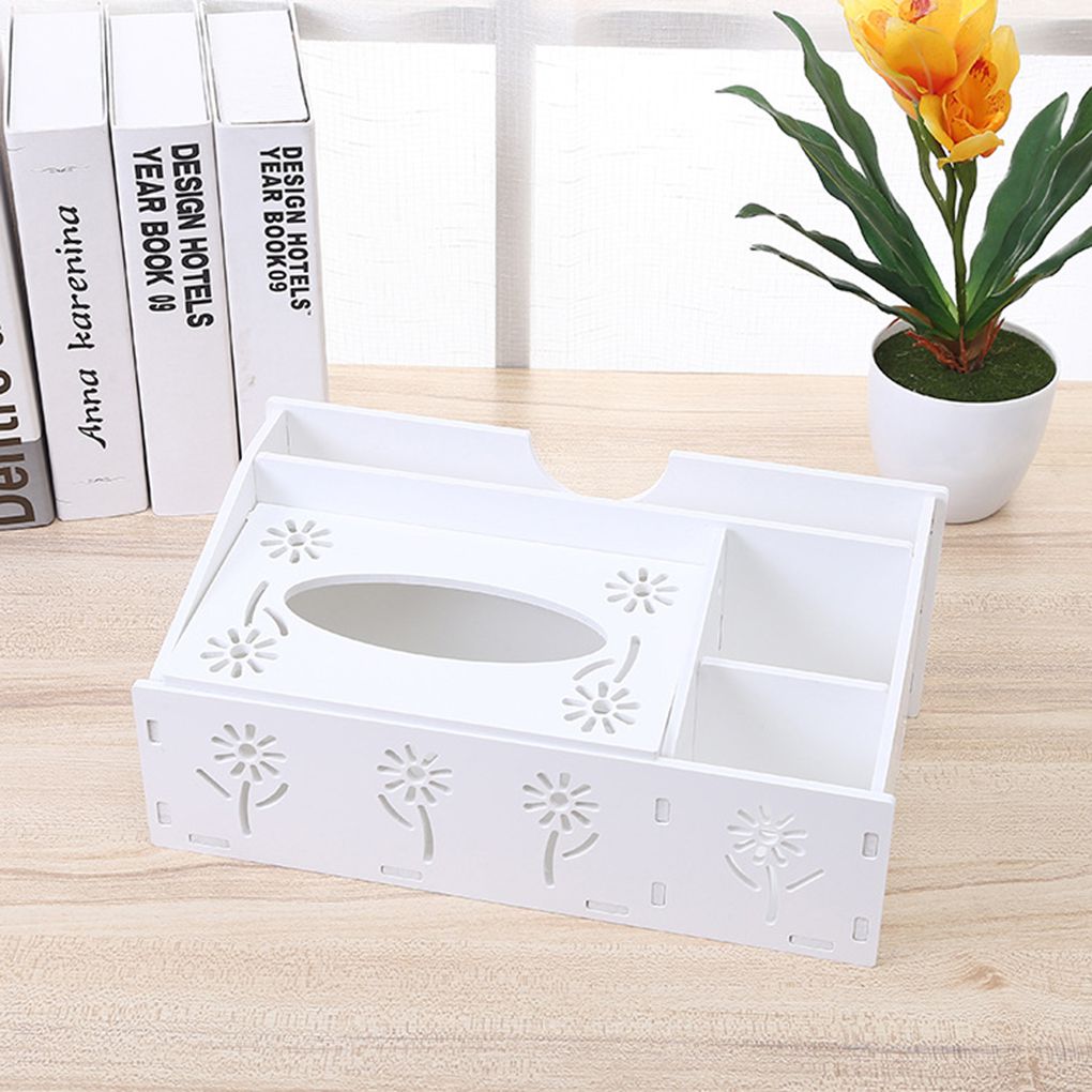 Unique Wooden Plastic Tissue Box Organizer Table Storage Box Household Living Room Pumping Paper Container Free Vector File