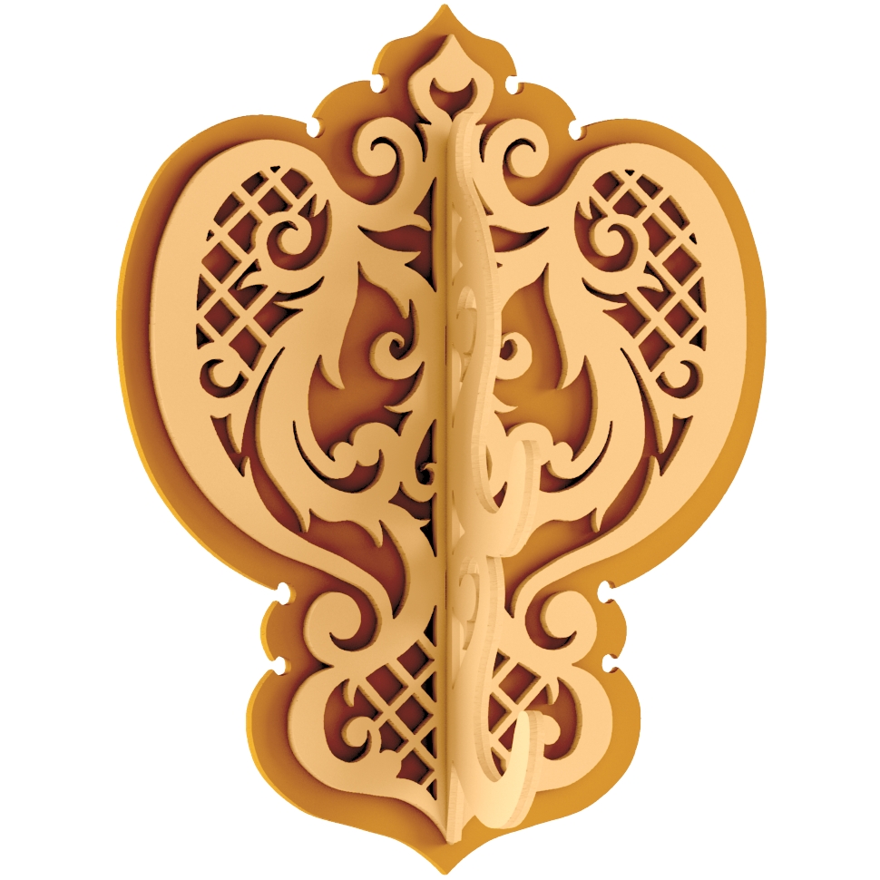 Wall Hanger Decorative Hooks For Laser Cut Free DXF File