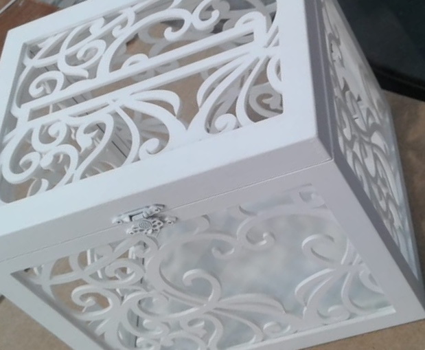 Wedding Box For Money For Laser Cut Free Vector File