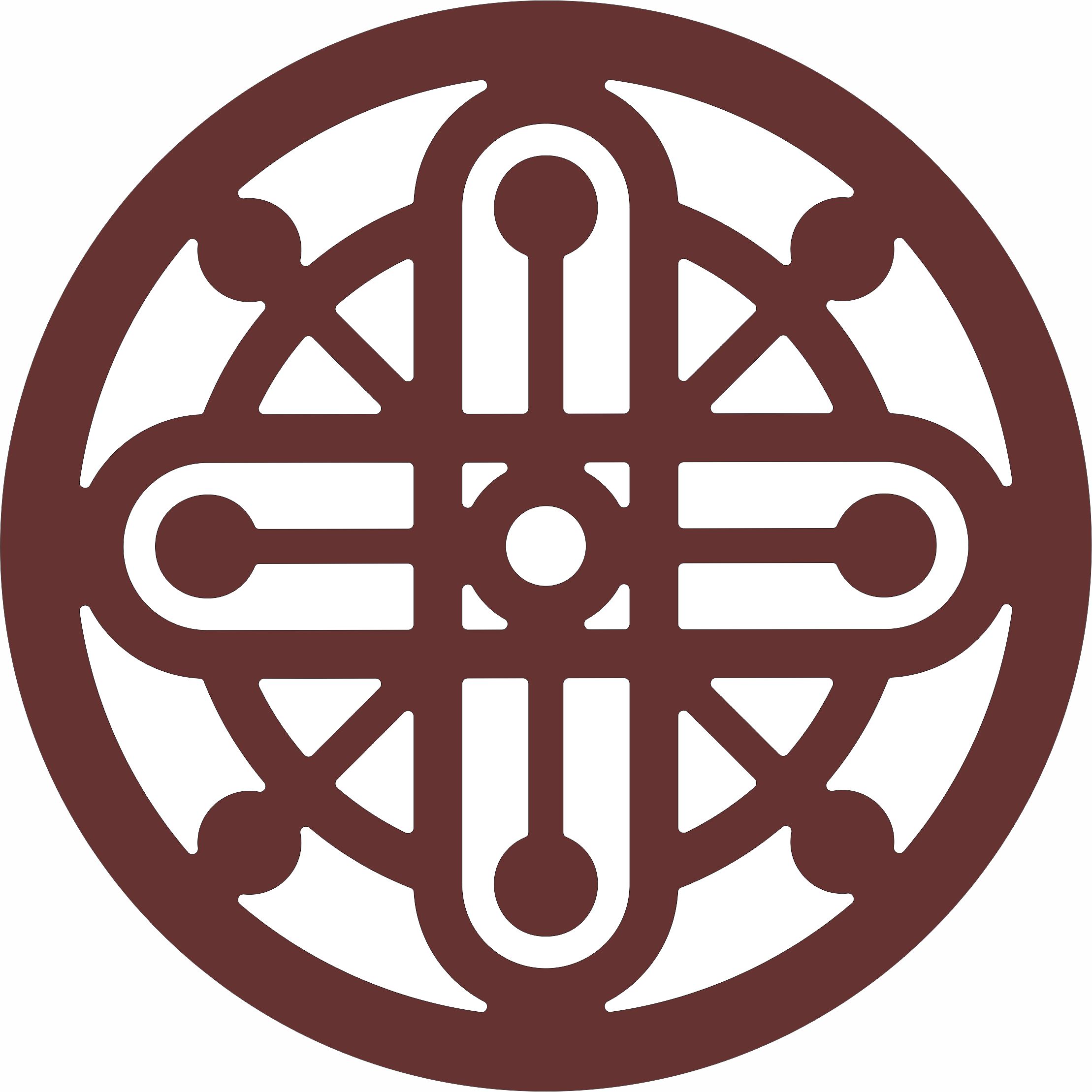 Window Grill Circular Panel For Laser Cut Free Vector File