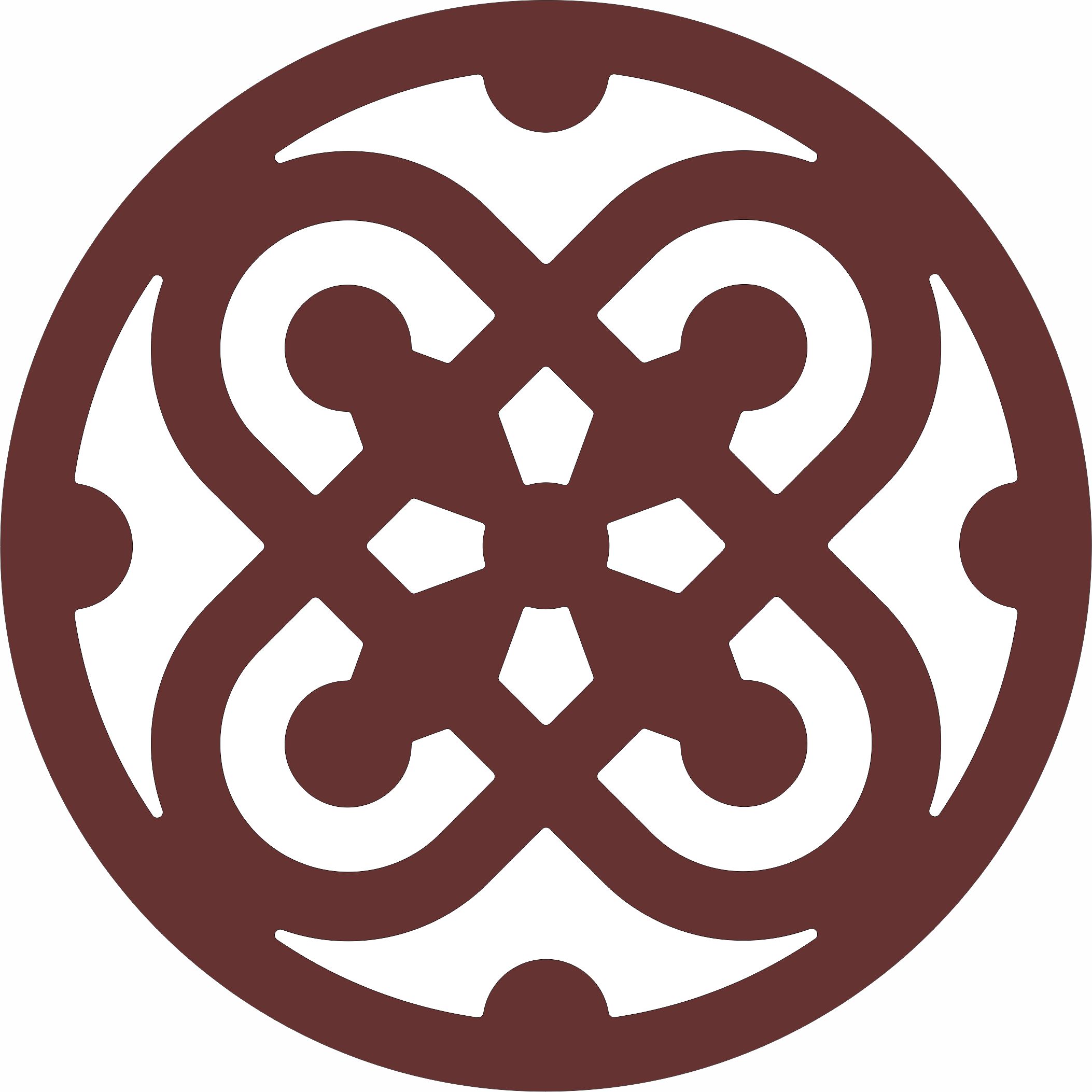 Window Grill Circular Seamless Design For Laser Cut Free Vector File