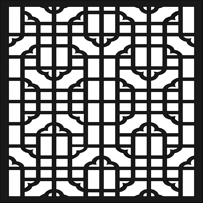 Window Grill Design Decor Pattern Seamless Free Vector File