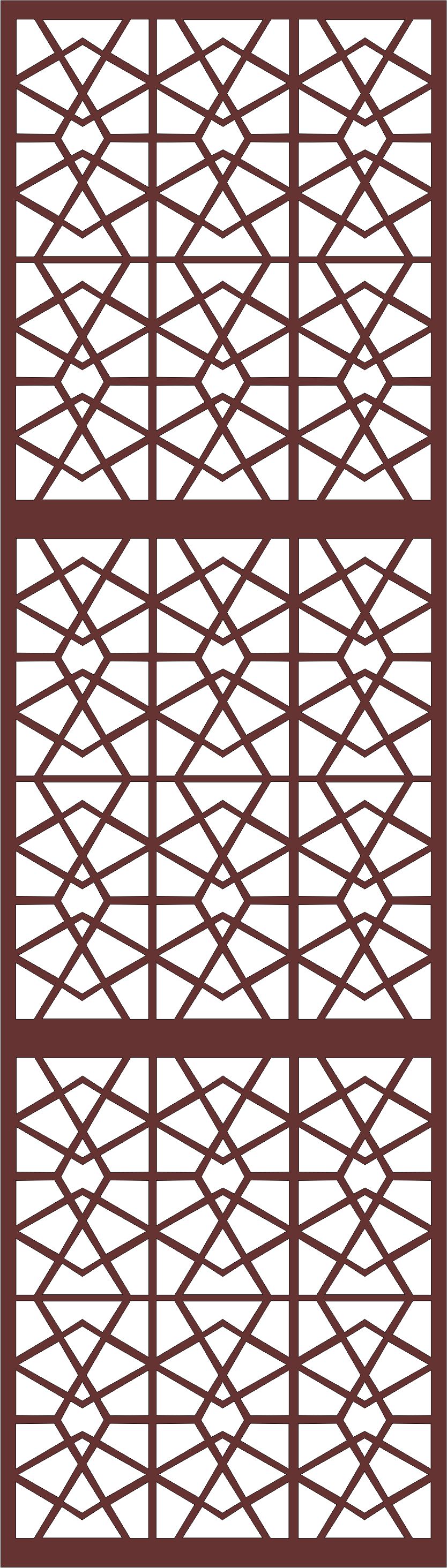 Window Grill Seamless Design For Laser Cut Free Vector File