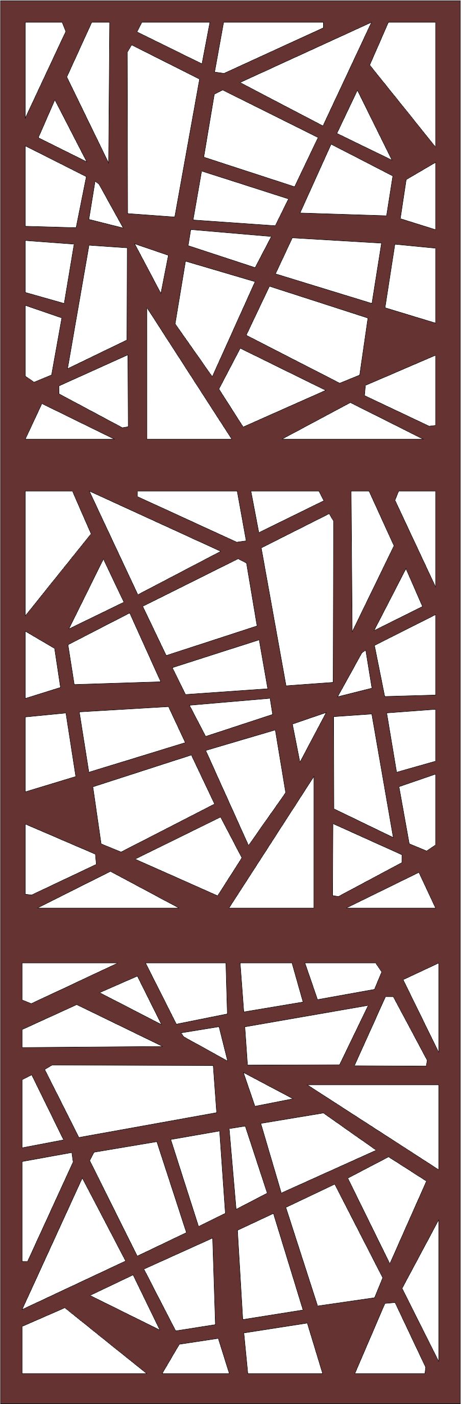 Window Grill Seamless For Laser Cutting Free DXF File