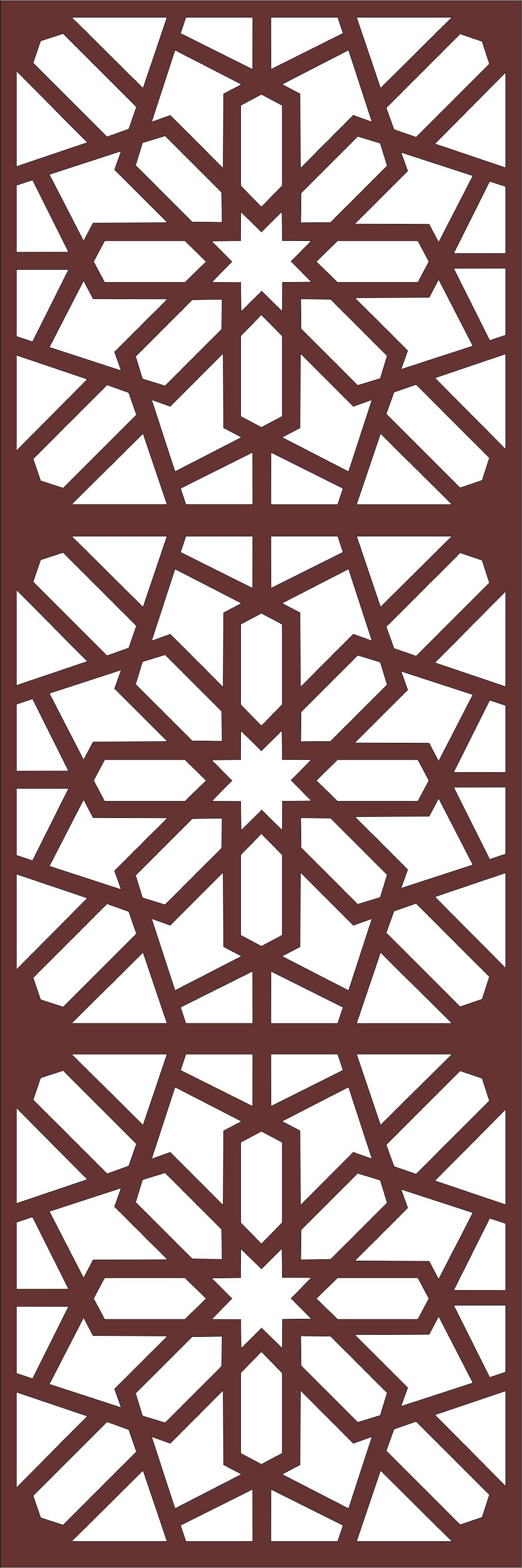 Window Grill Seamless Panel For Laser Cut Free Vector File
